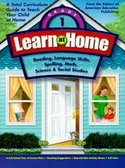 Cover of: Learn at Home, Grade 1 (Learn at Home)