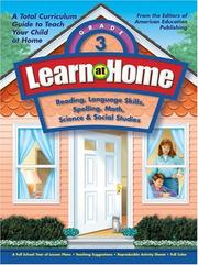 Cover of: Learn at Home, Grade 3 (Learn at Home)