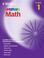 Cover of: Spectrum Math, Grade 1