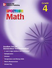 Cover of: Spectrum Math, Grade 4 by Thomas Richards
