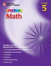 Cover of: Spectrum Math, Grade 5