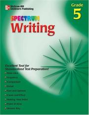 Cover of: Spectrum Writing, Grade 5 (Spectrum Series)