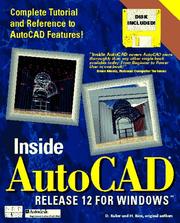 Cover of: Inside AutoCAD release 12 for Windows by by Rusty Gesner ... [et al.].