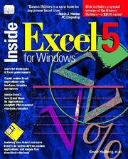 Cover of: Inside Excel 5 for Windows | Bruce A. Hallberg