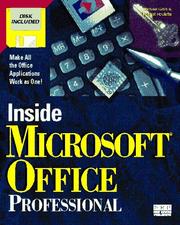 Inside Microsoft Office professional by Jodi Davenport, Critch Greaves, Michael Groh