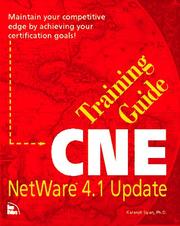 Cover of: CNE training guide: NetWare 4.1 update