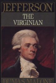 Cover of: Jefferson the Virginian by Dumas Malone