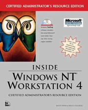 Cover of: Inside Windows NT Workstation 4