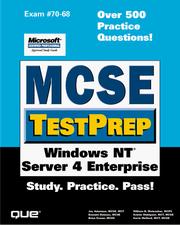 Cover of: McSe Testprep                                                              Exam # 70-68 by Emmett Dulaney, William N. Matsoukas, Brian Komar, Kristin Wahlquist, Kevin Wolford