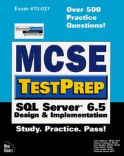 Cover of: MCSE Testprep.