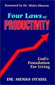 Four Laws of Productivity by Mensa Otabil