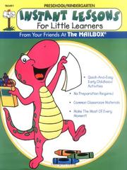 Cover of: Instant Lessons for Little Learners by Becky S. Andrews