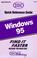 Cover of: Quick Reference Guide Windows 95