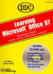 Cover of Learning Microsoft Office 97, professional version