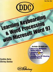 Cover of: Learning to type with Microsoft Word 97