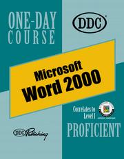 Cover of: Microsoft Word 2000 proficient