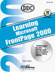 Cover of: Learning Microsoft Frontpage 2000 (Office 2000 Learning Series)