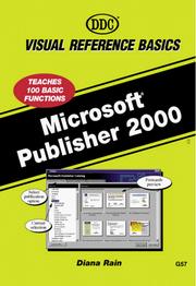 Cover of: Microsoft Publisher 2000 (Visual Reference Basics)