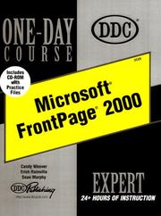 Cover of: Microsoft Frontpage 2000 Expert (One-Day Course, DDC)