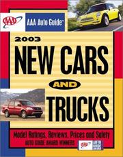Cover of: AAA Auto Guide: 2003 New Cars & Trucks