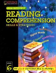 Cover of: Reading Comprehension Skills & Strategies Level 6 (Highinterest Reading Comprehension Skills & Strategies)