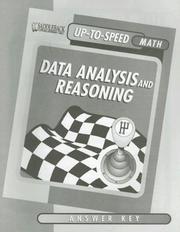 Cover of: Data Analysis and Reasoning (Uptospeed Math)