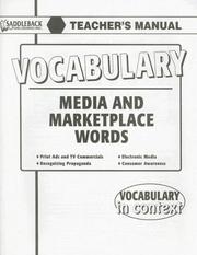Cover of: Media and Marketplace (Vocabulary in Context)