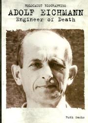 Cover of: Adolf Eichmann by Ruth Sachs