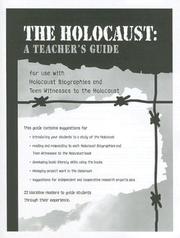 Cover of: Holocaust Biographies Teacher's Resource Guide (Holocaust Biographies (Nonfiction))