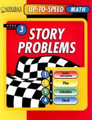 Cover of: Story Problems Worktext 3, Level 7 to 8 (Uptospeed Math Story Problems)