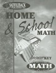 Cover of: Home & School Teacher Notes (Practical Math in Context)