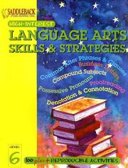 Cover of: English Language Arts Skills & Strategies Level 6 (Highinterest Englishlanguage Arts Skills & Strategies)