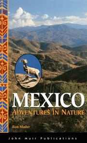 Cover of: Mexico: adventures in nature