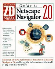 Cover of: Guide to Netscape Navigator 2.0