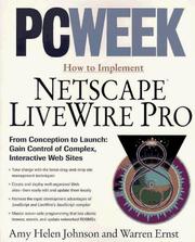 Cover of: PCWEEK how to implement Netscape LiveWire Pro
