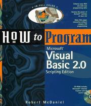 Cover of: How to program Microsoft Visual Basic: Scripting edition