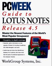 Cover of: PCWEEK guide to Lotus Notes and Domino 4.5 by Eric Mann ... [et al.].