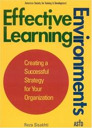 Cover of: Effective learning environments by Reza Sisakhti