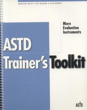 Cover of: ASTD's Trainers Toolkits by Ruth Stadius
