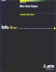 Cover of: Info-line : More Great Games