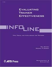 Cover of: Info-line : Evaluating Trainer Effectiveness (Info-line)