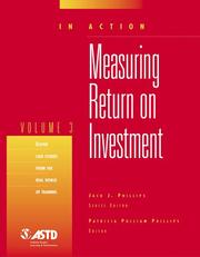 Cover of: Measuring return on investment