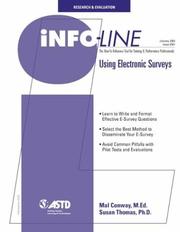 Cover of: Using Electronic Surveys