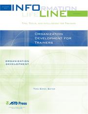 Cover of: Organization Development for Trainers by Tora Estep