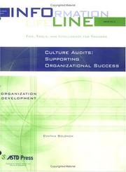 Cover of: Culture Audits: Supporting Organizational Success