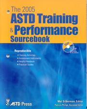 Cover of: The 2005 ASTD Training & Performance Sourcebook
