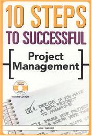 Cover of: 10 Steps to Successful Project Management (10 Steps) by Lou Russell
