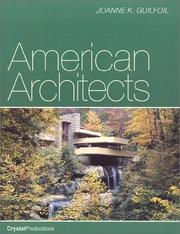 Cover of: American architects