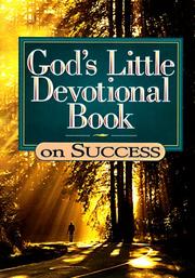 Cover of: God's little devotional book on success.