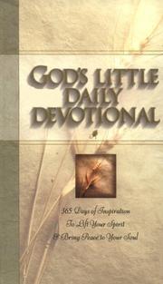 Cover of: God's little daily devotional.